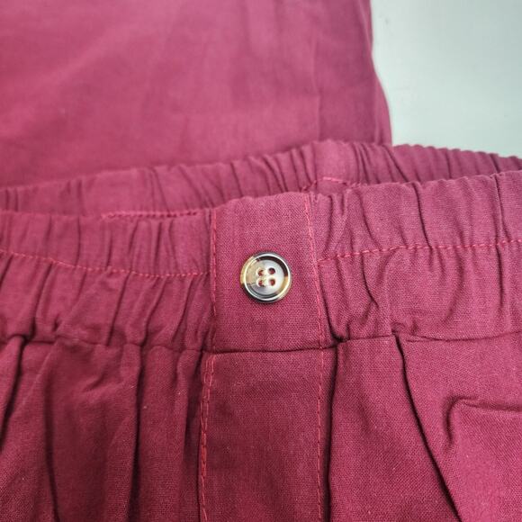 Women's Summer High Waisted Wide Leg Casual Pull-On Bermuda Shorts Size S - Picture 4 of 4